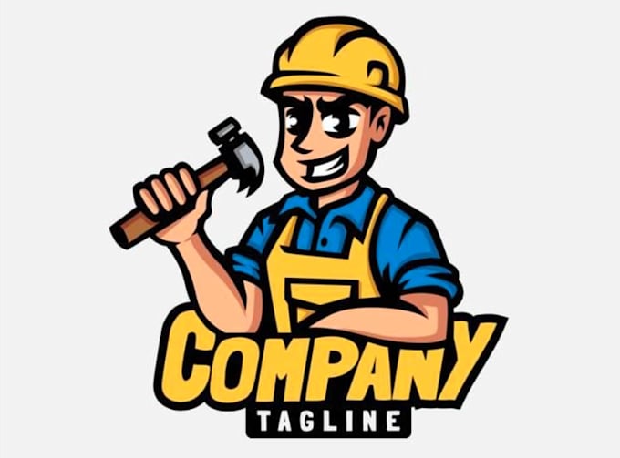 design engineering mascot logo design with unlimited review