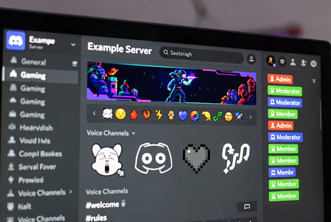 create a discord server for gaming and communities