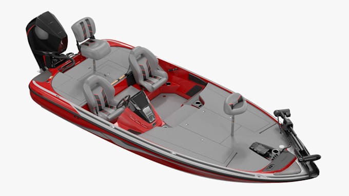 create realistic 3d boat model, 3d ship model, yacht model