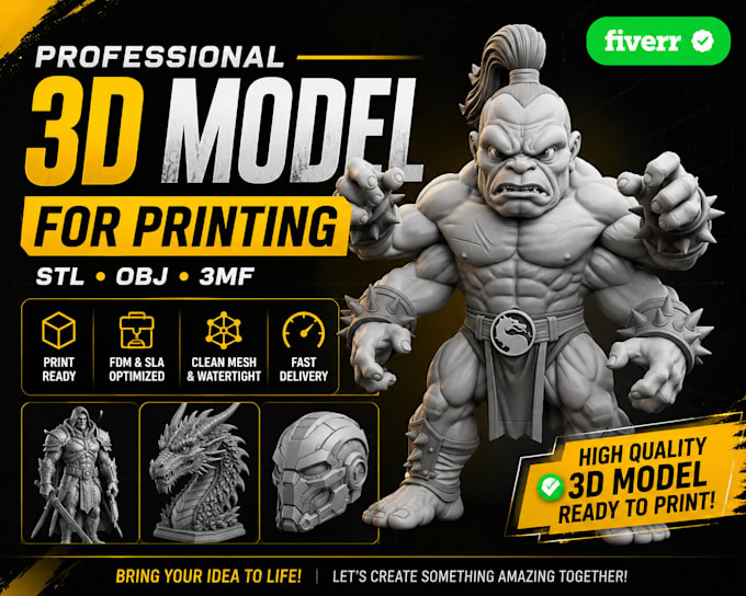 design 3d model for printing