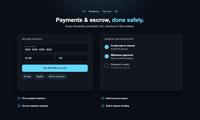 integrate stripe or paypal payment gateway into your app