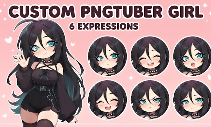 create pixel art pngtuber or giftuber for streaming