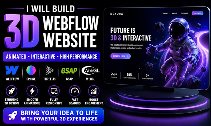 build spline animation, 3d webflow animated, animation cryto 3d website three js