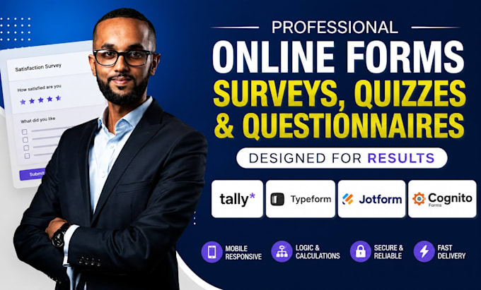 create tally online survey cognito form jotform quiz test questionaire typeform