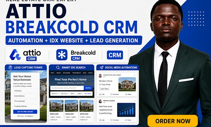 set up attio breakcold CRM, zende intergration automation CRM