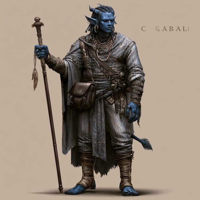 dnd character design and illustration