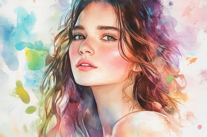 do a watercolor illustration
