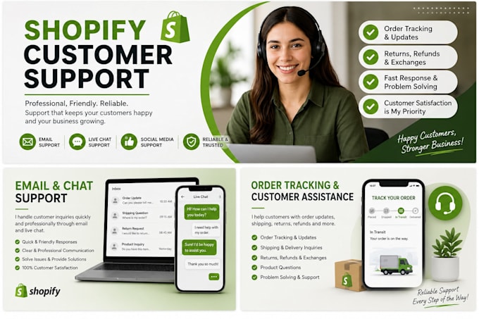 provide shopify customer support