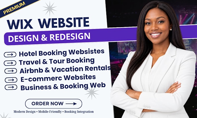 build design wix website redesign wix hotel booking, travel tour booking website