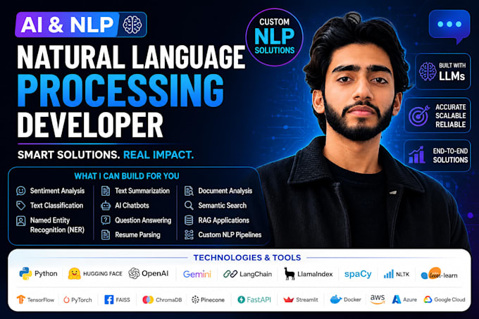 provide custom nlp and large language models