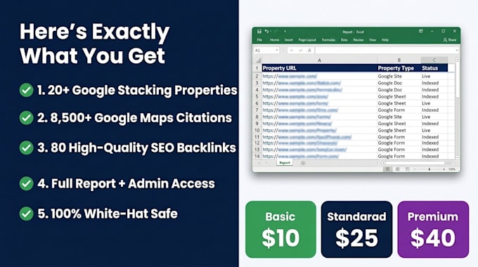 do google stacking for local SEO and gmb ranking
