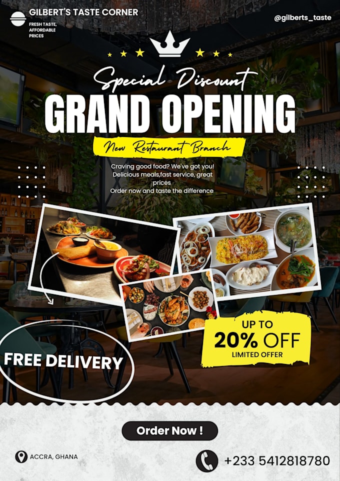 design mouth watering restaurant ads