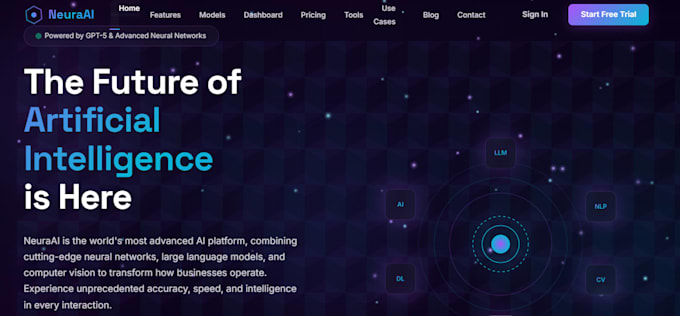 build responsive react js frontend website