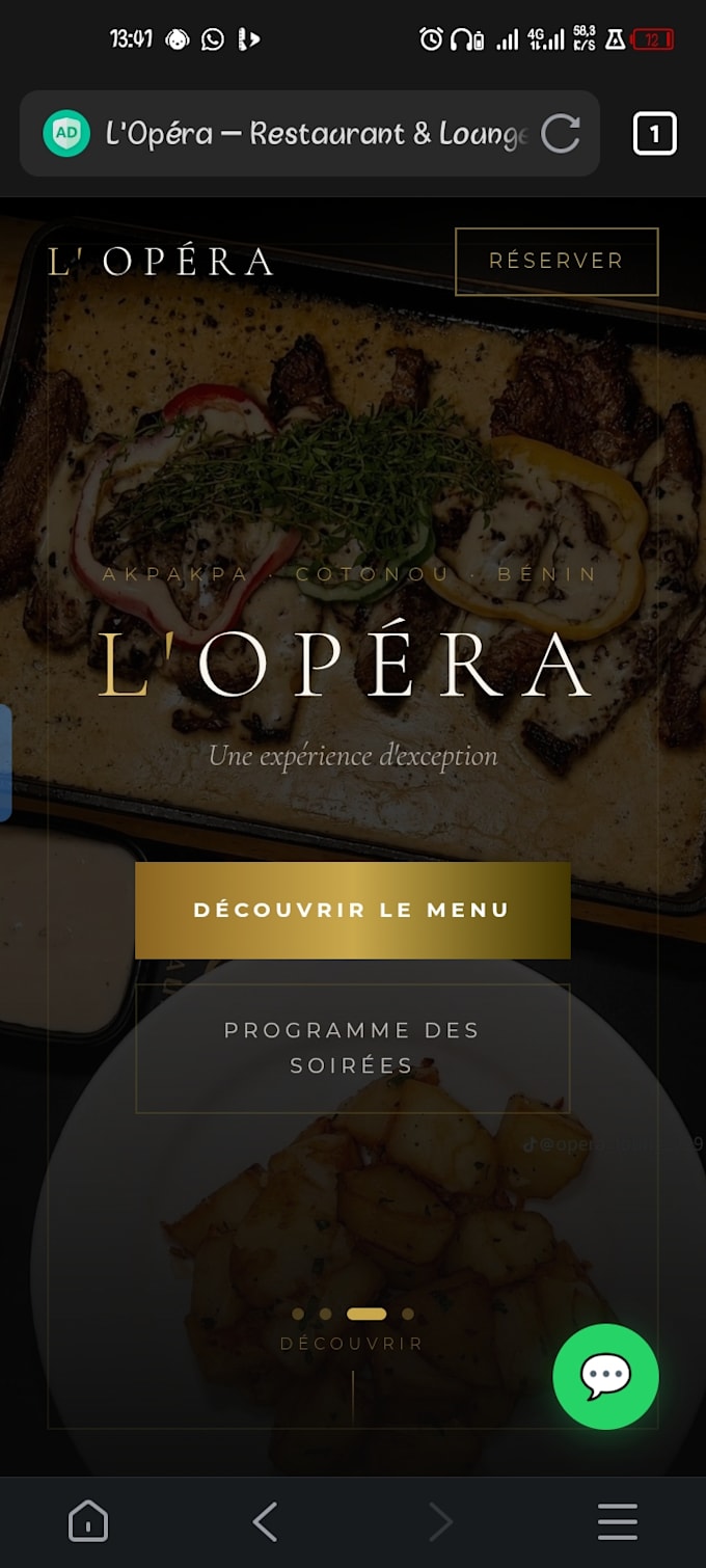 build a website for your restaurant or cafe business