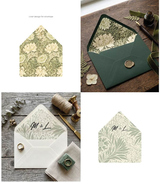 design custom wedding invitation suite for your special day
