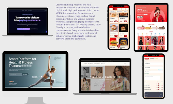 build custom website, fullstack website as full stack web developer