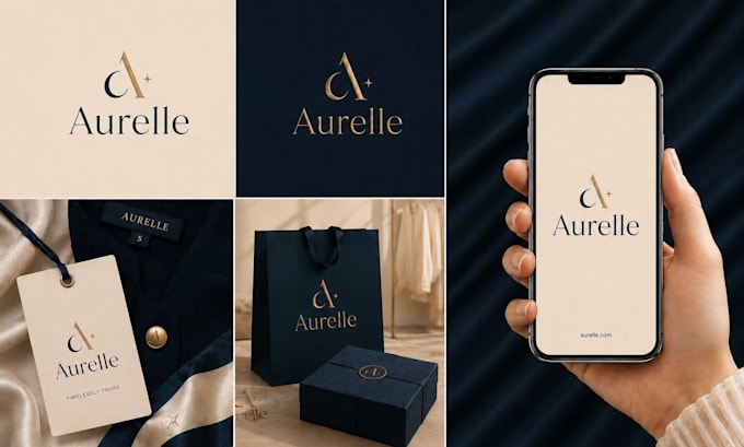 design logo, brand identity and branding kit