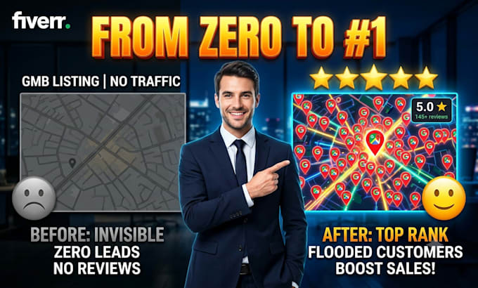 do google my business setup, gmb optimization, and local SEO GEO