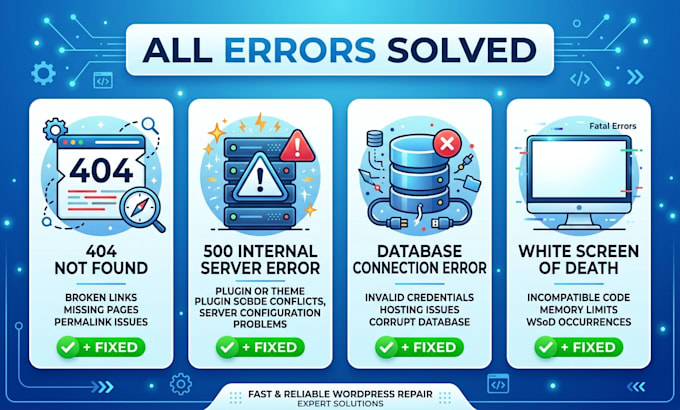 fix wordpress issues errors bugs and customization fast
