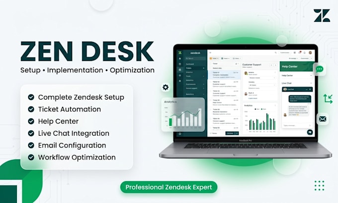 setup, implement and optimize your zendesk system for your website