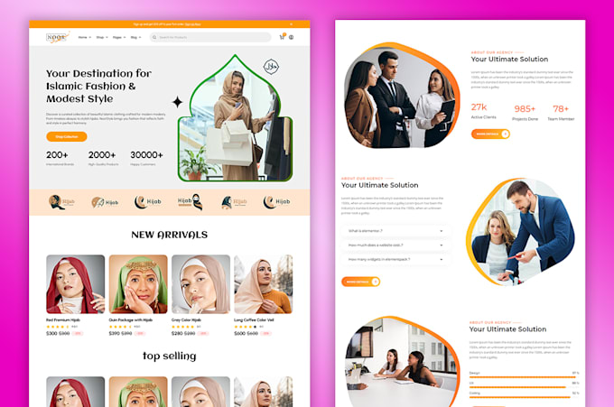 design or redesign wordpress website development, revamp, clone website