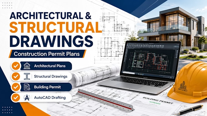 create architectural, structural and construction permit drawings