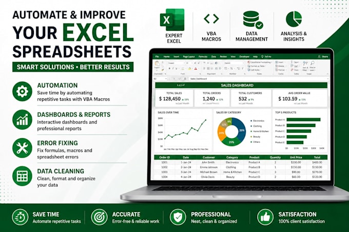write excel formulas and fix spreadsheet errors