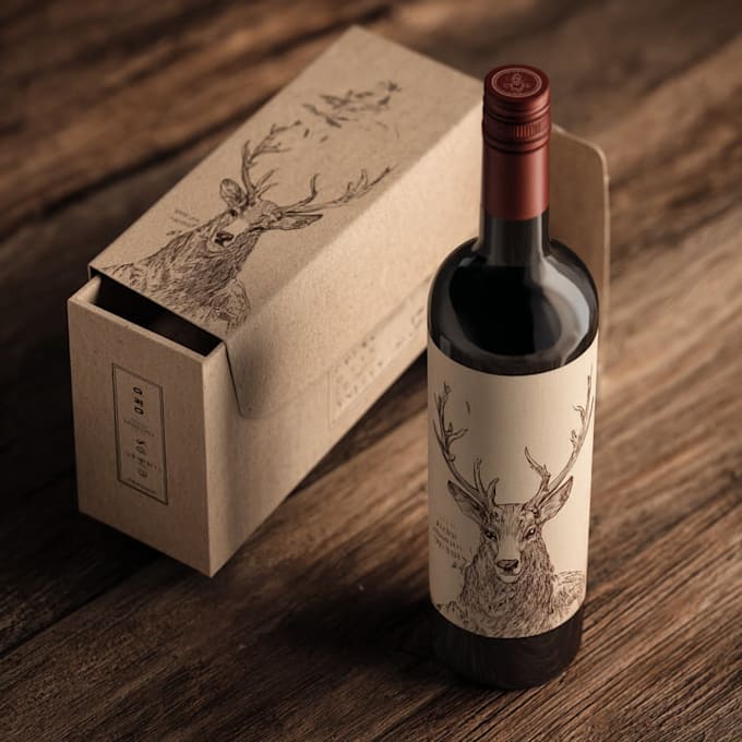 design product label and packaging design