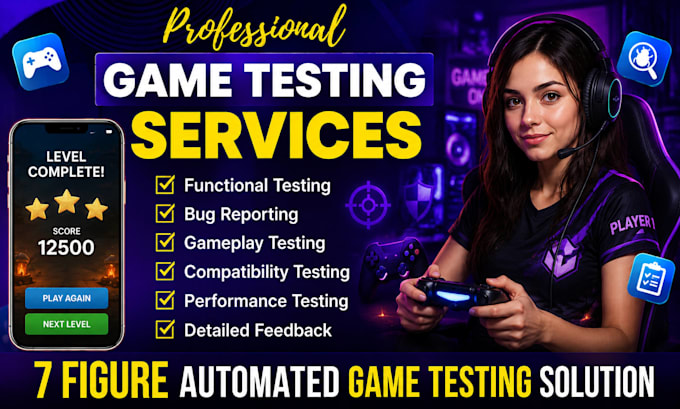 professional video game tester for game testing, QA testing, and beta testing