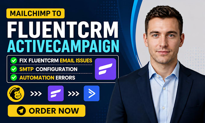 fix fluentcrm email issues SMTP configuration automation errors