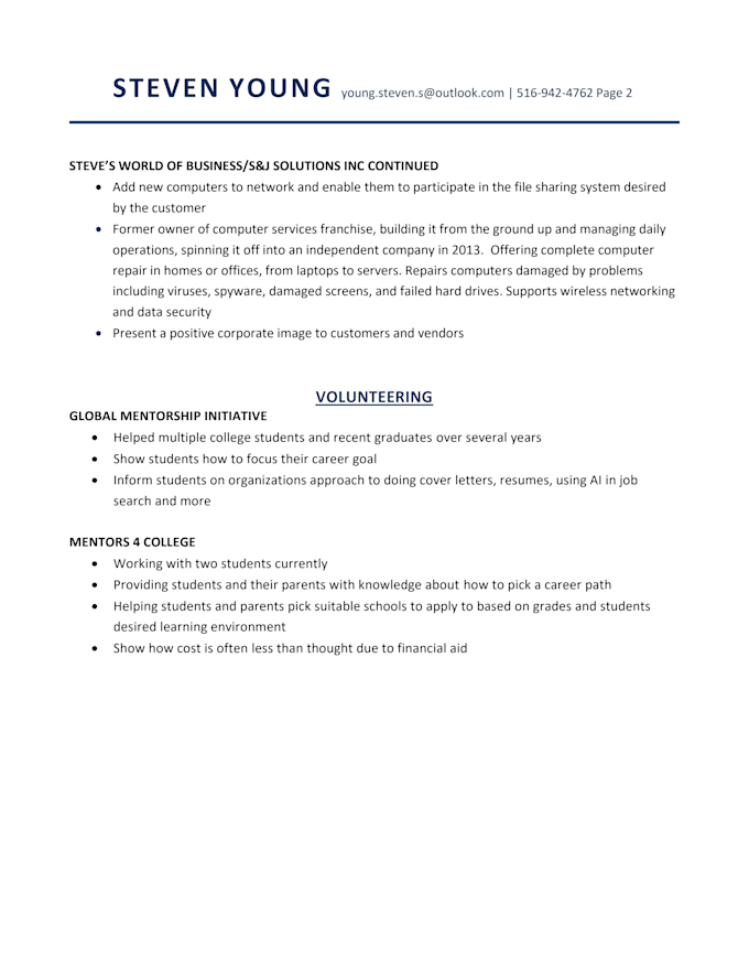 help with getting a job