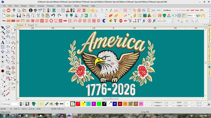 convert image to embroidery digitizing file dst pes emb file
