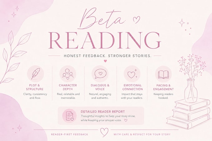 beta read your story with honest, thoughtful reader feedback