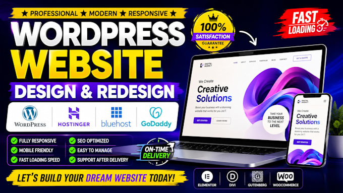 hostinger wordpress design hostinger website bluehost, godaddy, hostinger