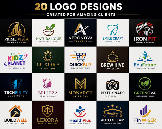 create content calender, logo design, email marketing