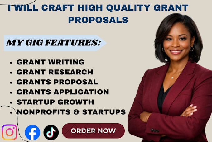 provide expert grant writing and funding proposal services