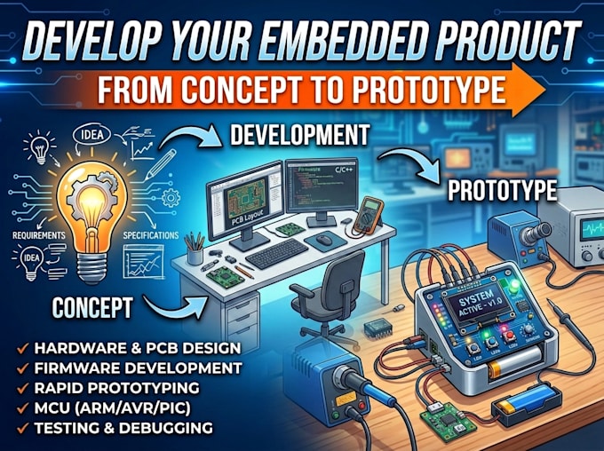 develop your embedded product from concept to prototype
