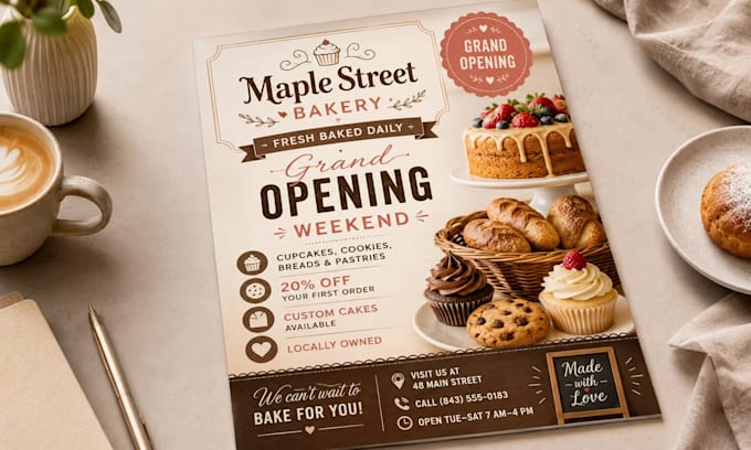 create a professional flyer for your clinic or small business