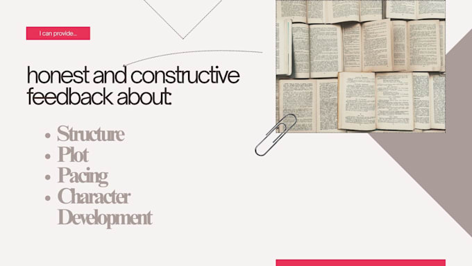 read your story and give you feedback