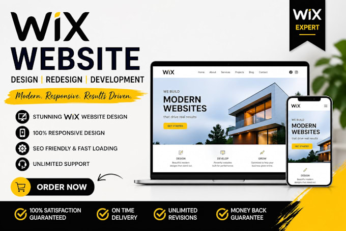 design a professional wix website or wix studio website
