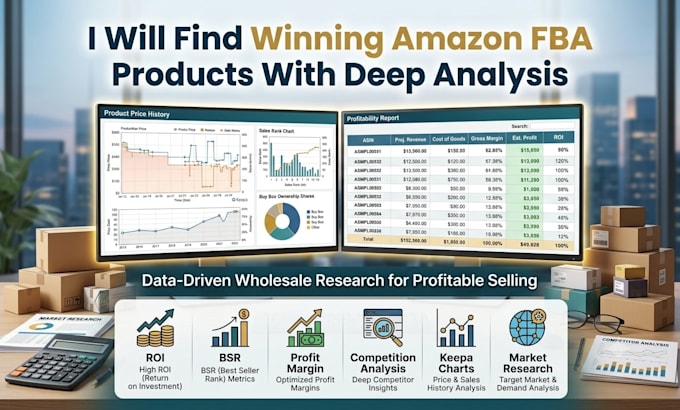 find winning amazon fba products with deep analysis
