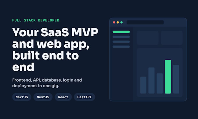 build your saas mvp or web app with nextjs and nestjs
