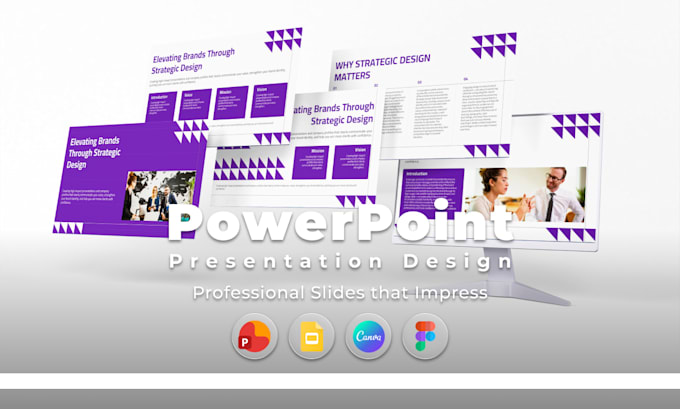 design professional pitch deck for your startup or investors