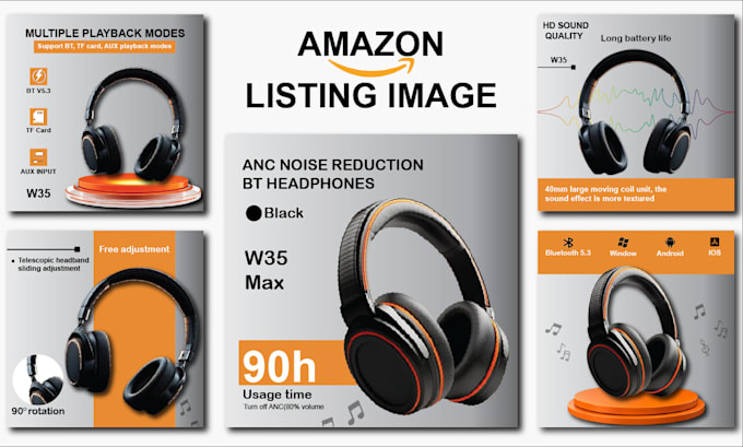design amazon listing images, product infographic design