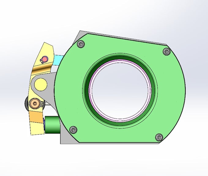 model and design 3d mechanical parts using solidworks