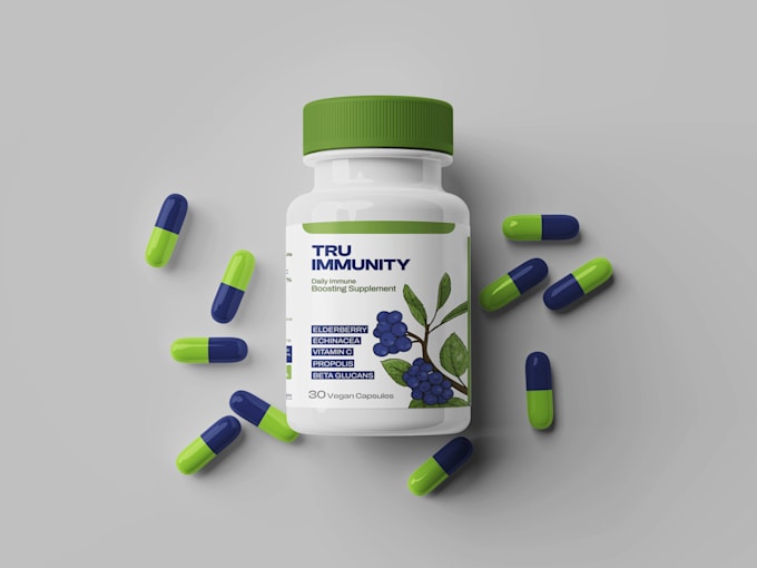 design your supplement label and packaging