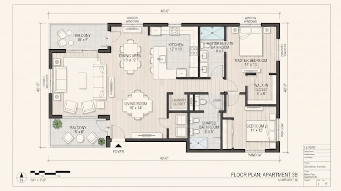 draw 2d floor plan
