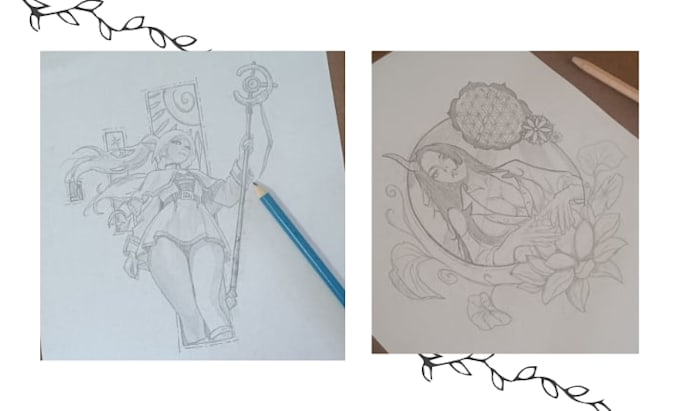 handdraw your amazing custom tattoo design