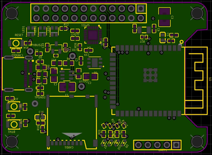 design ble iot wearable pcb for esp32, nrf52, bluetooth hardware development
