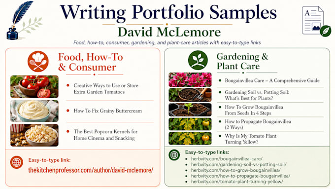 write quality human blog articles by a published writer